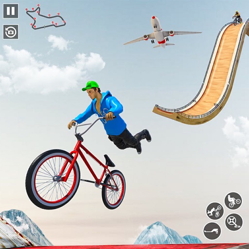 Bicycle BMX Stunt Riding icon